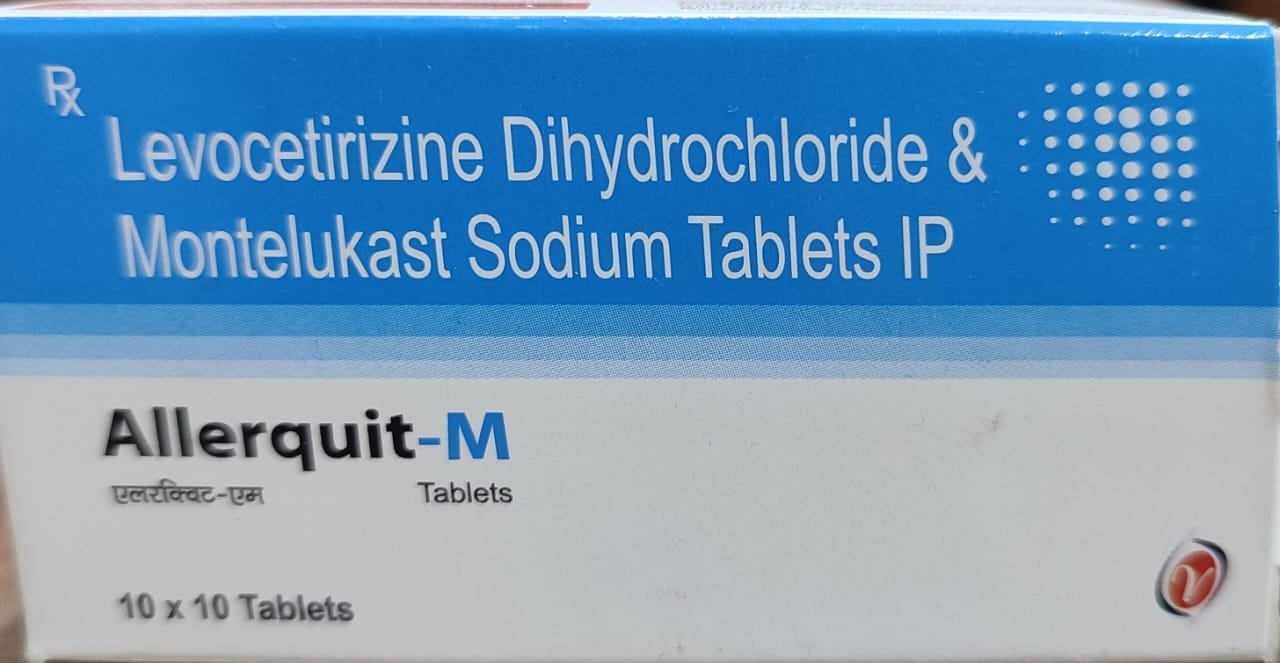 Allerquit-M – Montelukast & Levocetirizine Tablets